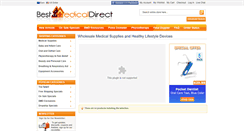 Desktop Screenshot of bestmedicaldirect.com